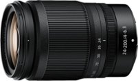 NIKKOR Z 24-200mm f/4-6.3 VR Telephoto Zoom Lens for Nikon Z Cameras - Black - Front_Zoom