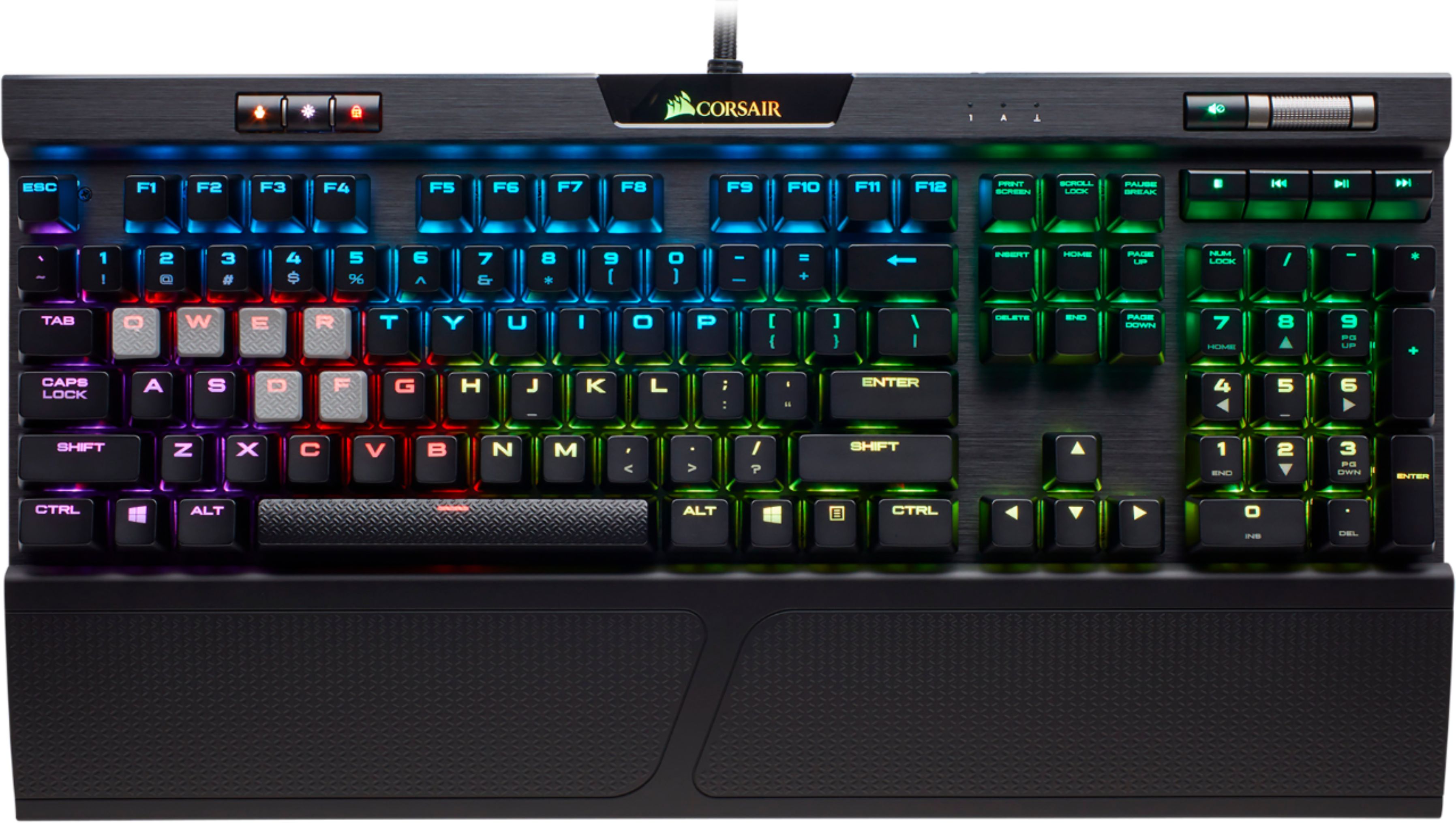 Mince instruktør Pludselig nedstigning Best Buy: CORSAIR Gaming K70 RGB MK.2 Mechanical Wired CHERRY MX Red Switch  Keyboard with Back Lighting Black CH-9109010-NA
