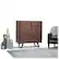 Alt View 17. Simpli Home - Lowry Modern Industrial Solid Acacia Wood Medium Storage Cabinet - Distressed Charcoal Brown.