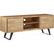 Angle. Simpli Home - Lowry Modern Industrial TV Media Stand for Most TVs Up to 70" - Distressed Golden Wheat.