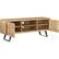 Alt View 11. Simpli Home - Lowry Modern Industrial TV Media Stand for Most TVs Up to 70" - Distressed Golden Wheat.