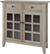 Left. Simpli Home - Acadian SOLID WOOD 36 inch Wide Transitional Entryway Hallway Storage Cabinet in Distressed Grey - Distressed Gray.