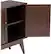 Alt View 16. Simpli Home - Draper Mid Century Modern Rubberwood Low Storage Cabinet - Medium Auburn Brown.