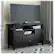 Alt View 15. Simpli Home - Redmond Solid Wood 54 inch Wide Transitional TV Media Stand For TVs up to 60 inches - Black.