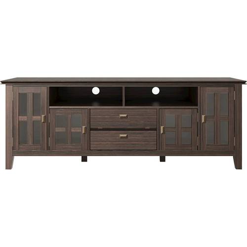 Simpli Home - Artisan Contemporary TV Media Stand for Most TVs up to 80 - Farmhouse Brown was $707.99 now $508.99 (28.0% off)