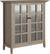 Angle. Simpli Home - Acadian SOLID WOOD 39 inch Wide Transitional Medium Storage Cabinet in Distressed Grey - Distressed Gray.
