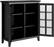 Alt View 11. Simpli Home - Artisan SOLID WOOD 38 inch Wide Transitional Medium Storage Cabinet in Black - Black.