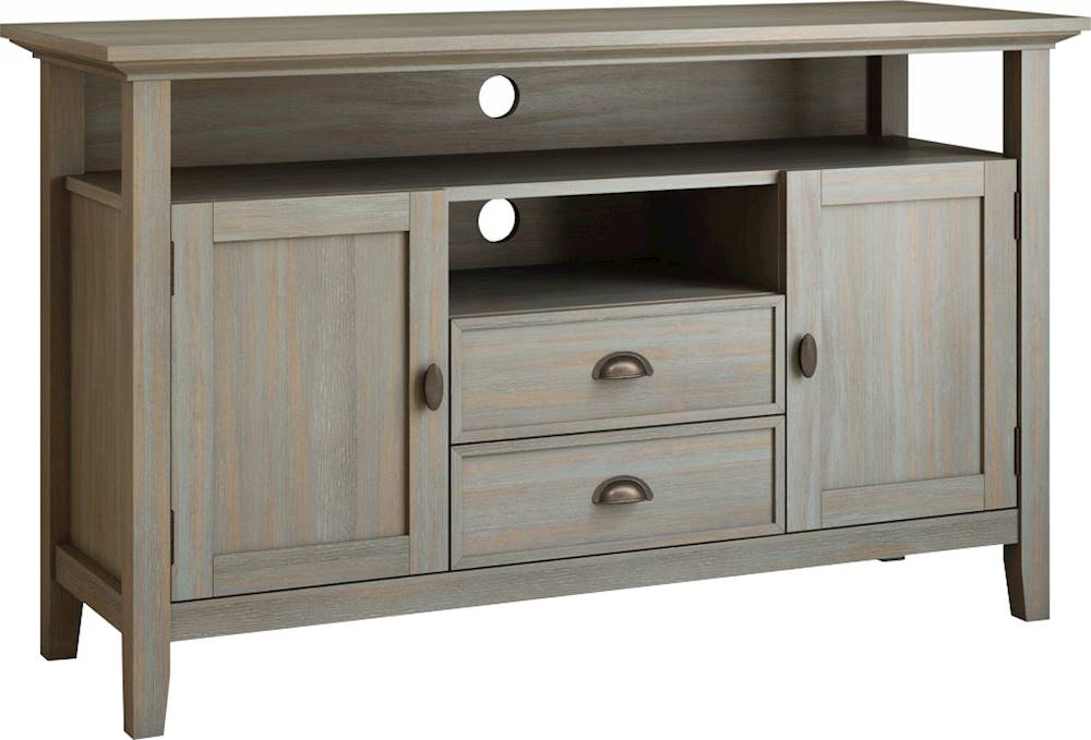 Angle View: BDI - Corridor Low Cabinet for Most TVs Up to 85" - Chocolate Walnut