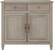 Front. Simpli Home - Connaught Transitional Solid Wood Entryway Storage Cabinet - Distressed Gray.