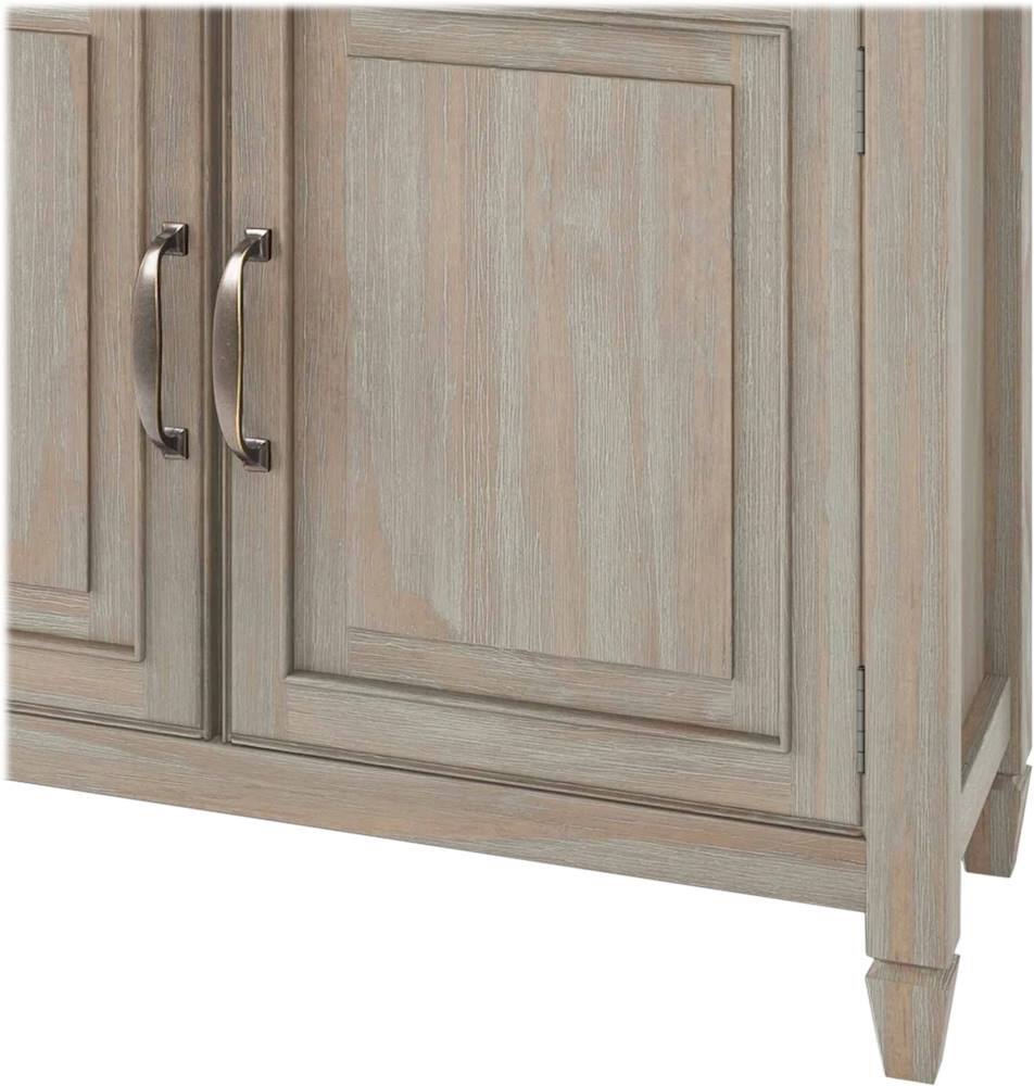 Alt View 12. Simpli Home - Connaught Transitional Solid Wood Entryway Storage Cabinet - Distressed Gray.