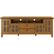 Front. Simpli Home - Artisan Solid Wood 72 inch Wide Transitional TV Media Stand For TVs up to 80 inches - Honey Brown.