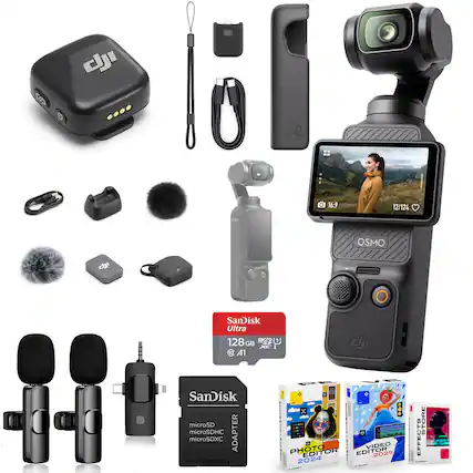 d 16.9 12/124 - OSMO c SanDisk Ultra 128 GB mS U XC E A1 dJ SanDisk microSD microSDHC ADAPTER microSDXC - STCCA PHOTO VIDEO EDITOR EDITOR 2025 2024 - - STORE EFFECTS
