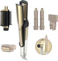 Shark - Glam™ Ceramic & Powerful Air Styling & Hair Dryer System, for curling, air straightening & glossing + FrizzFighter - Gold - Front_Zoom
