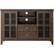 Front. Simpli Home - Artisan Solid Wood 53 inch Wide Transitional TV Media Stand For TVs up to 60 inches - Tobacco Brown.