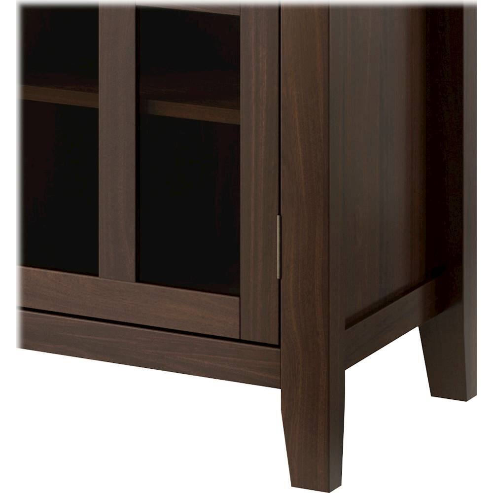 Alt View 14. Simpli Home - Artisan Solid Wood 53 inch Wide Transitional TV Media Stand For TVs up to 60 inches - Tobacco Brown.