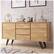 Alt View 15. Simpli Home - Lowry Modern Industrial Acacia Wood And Metal 2-Door 3-Drawer Sideboard - Distressed Golden Wheat.