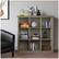 Alt View 13. Simpli Home - Artisan Contemporary Wood 9-Shelf Bookcase - Distressed Gray.