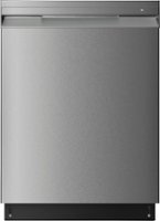 Insignia™ - Top Control Built-In Dishwasher with Recessed Handle - Stainless steel - Front_Zoom