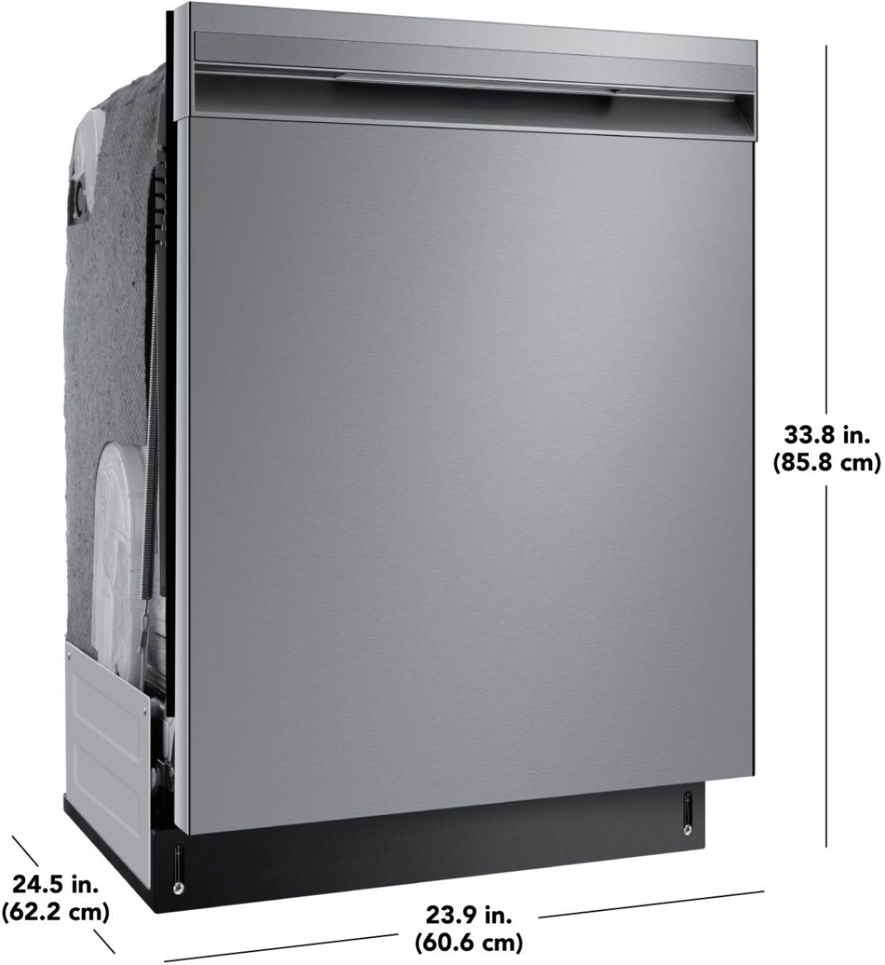 Alt View 12. Insignia™ - 24” Top Control Built-In Dishwasher with 3rd Rack, Sensor Wash, Stainless Steel Tub, 49 Dba, ENERGY STAR Certification - Stainless Steel.