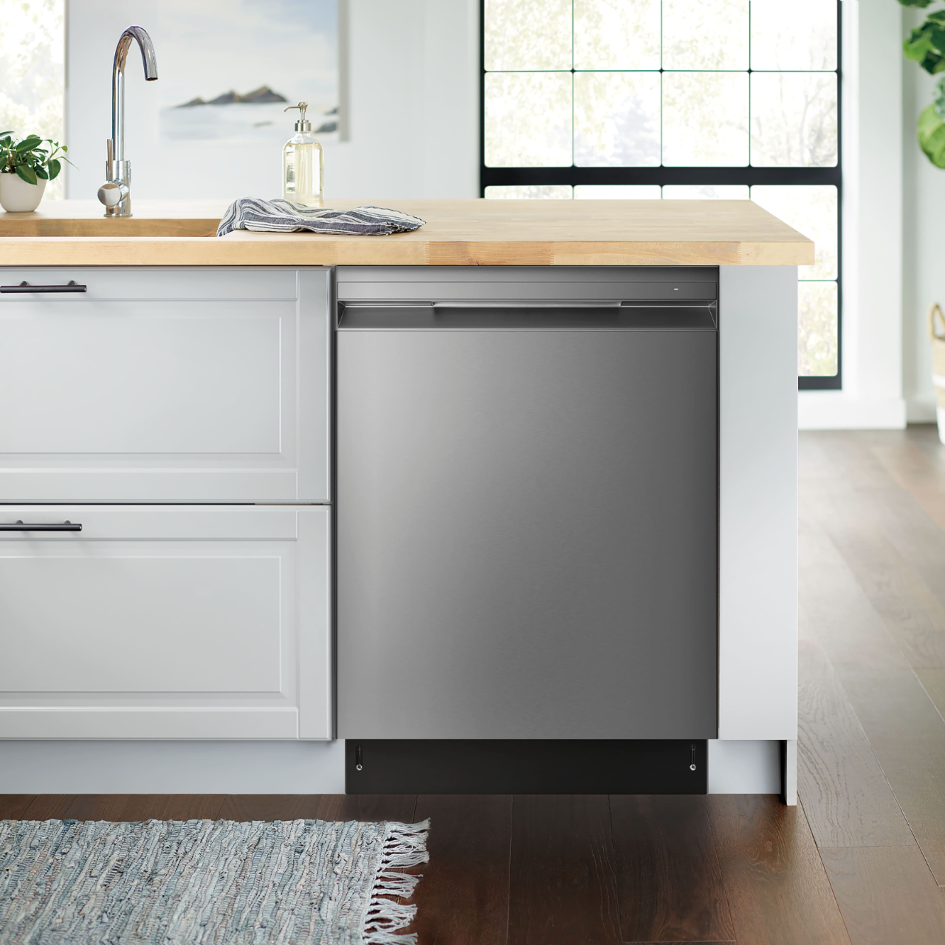 Alt View 21. Insignia™ - 24” Top Control Built-In Dishwasher with 3rd Rack, Sensor Wash, Stainless Steel Tub, 49 Dba, ENERGY STAR Certification - Stainless Steel.