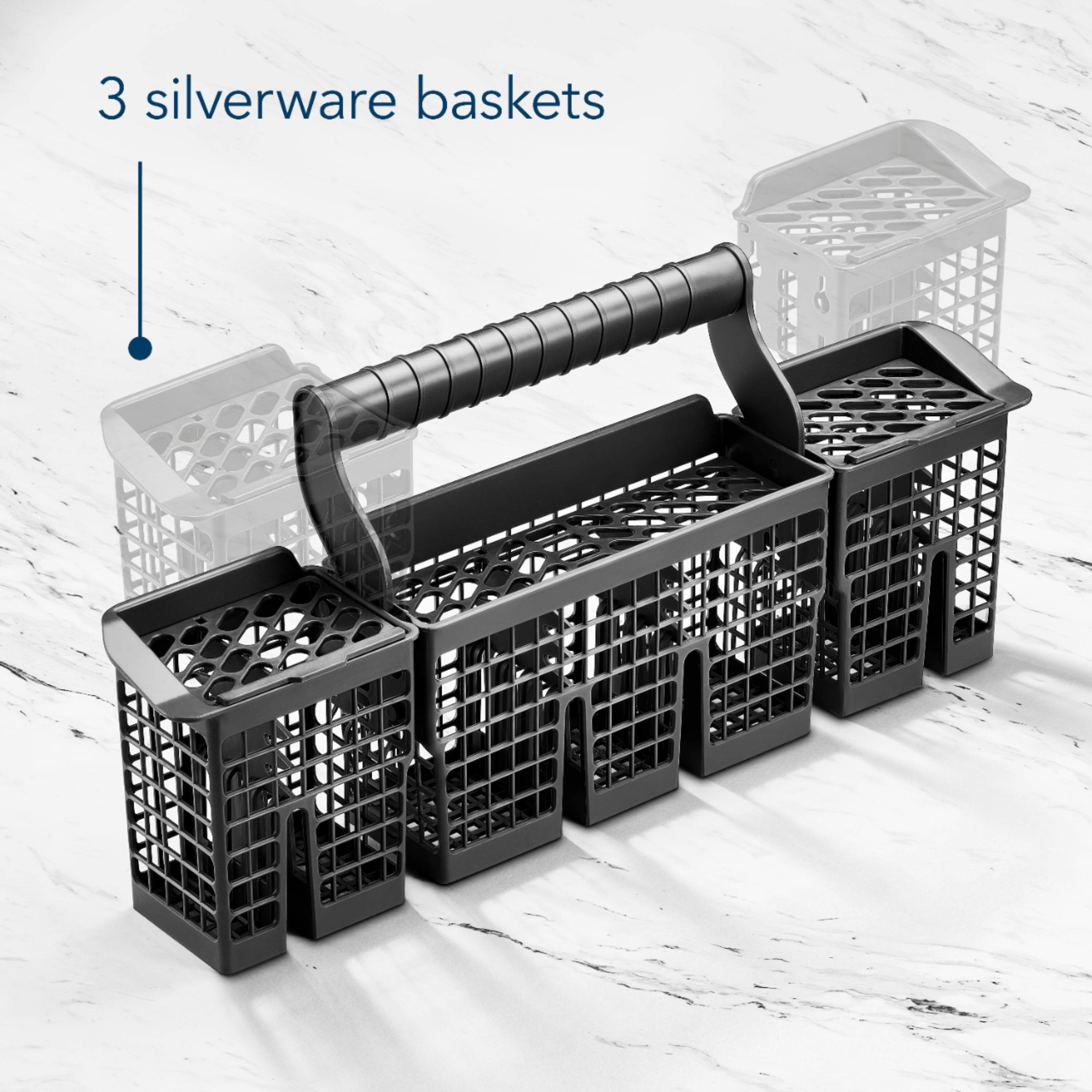 Alt View 23. Insignia™ - 24” Top Control Built-In Dishwasher with 3rd Rack, Sensor Wash, Stainless Steel Tub, 49 Dba, ENERGY STAR Certification - Stainless Steel.