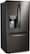 Angle Zoom. LG - 24.5 Cu. Ft. French Door Refrigerator with Wi-Fi - Black stainless steel.
