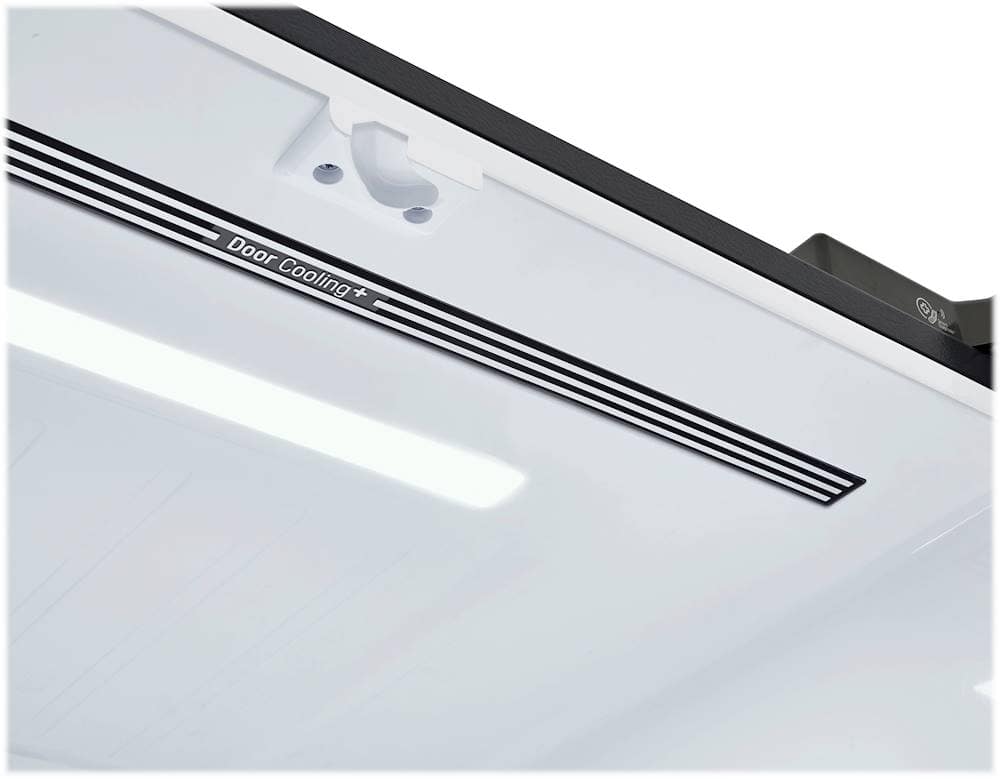 Alt View 17. LG - 24.5 Cu. Ft. French Door Smart Refrigerator with External Tall Ice and Water - PrintProof Black Stainless Steel.