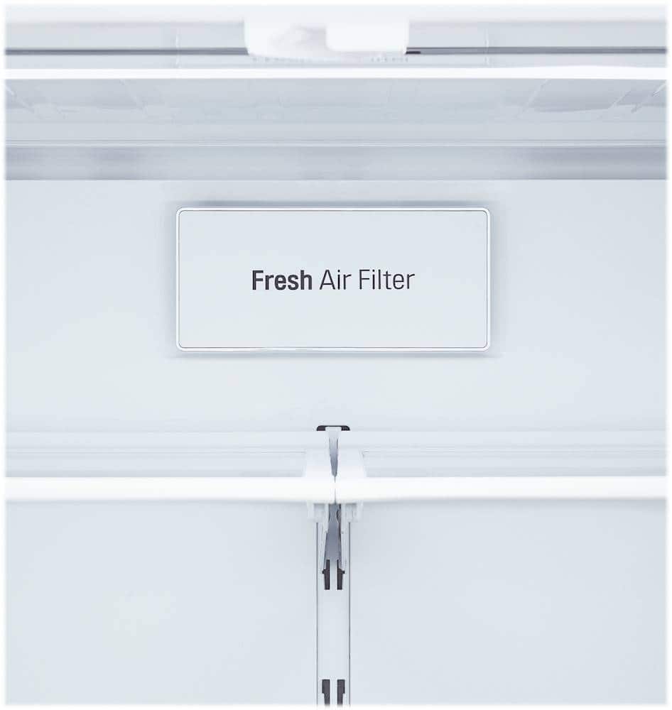 Alt View 18. LG - 24.5 Cu. Ft. French Door Smart Refrigerator with External Tall Ice and Water - PrintProof Black Stainless Steel.