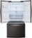 Alt View Zoom 2. LG - 24.5 Cu. Ft. French Door Refrigerator with Wi-Fi - Black stainless steel.