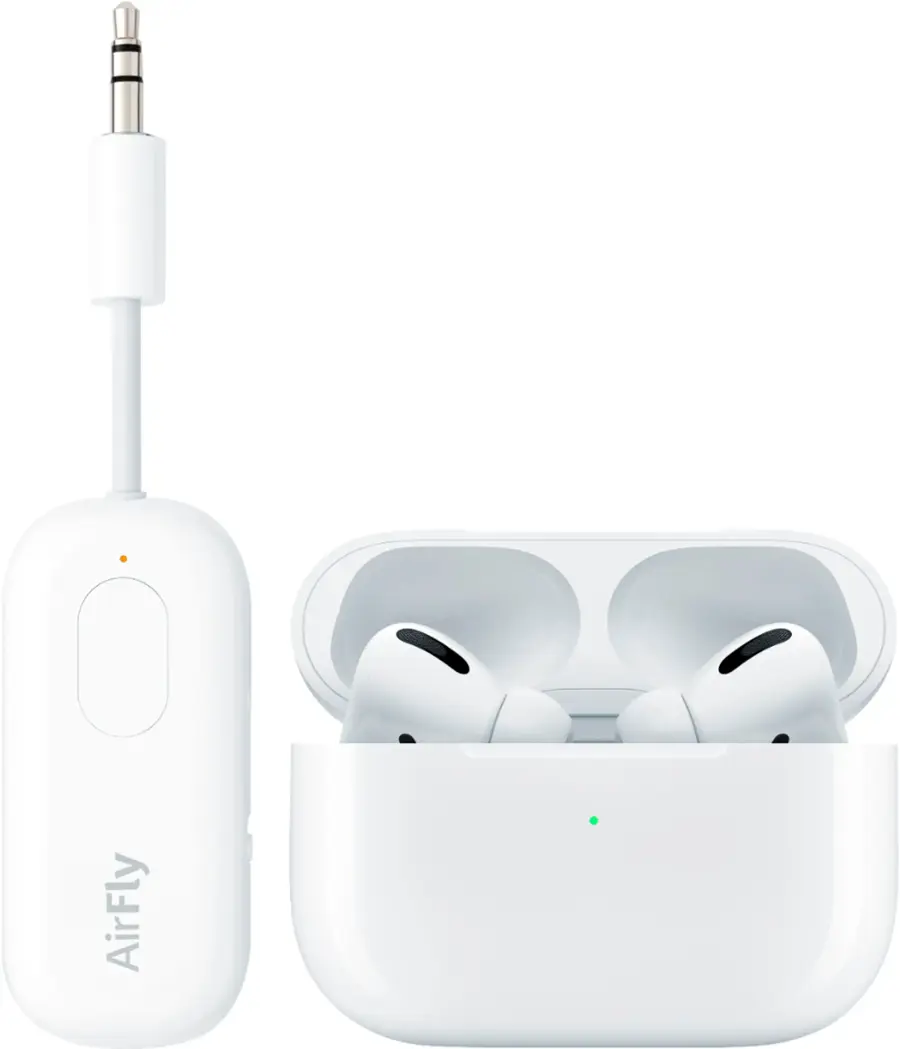 Alt View 16. Twelve South - AirFly Pro Portable Bluetooth Audio Receiver - White.
