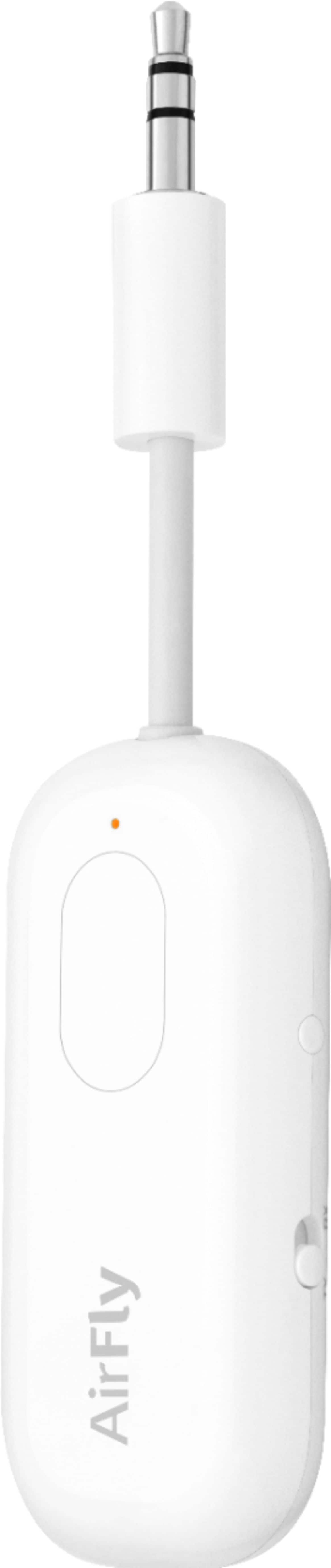 Left. Twelve South - AirFly Pro Portable Bluetooth Audio Receiver - White.