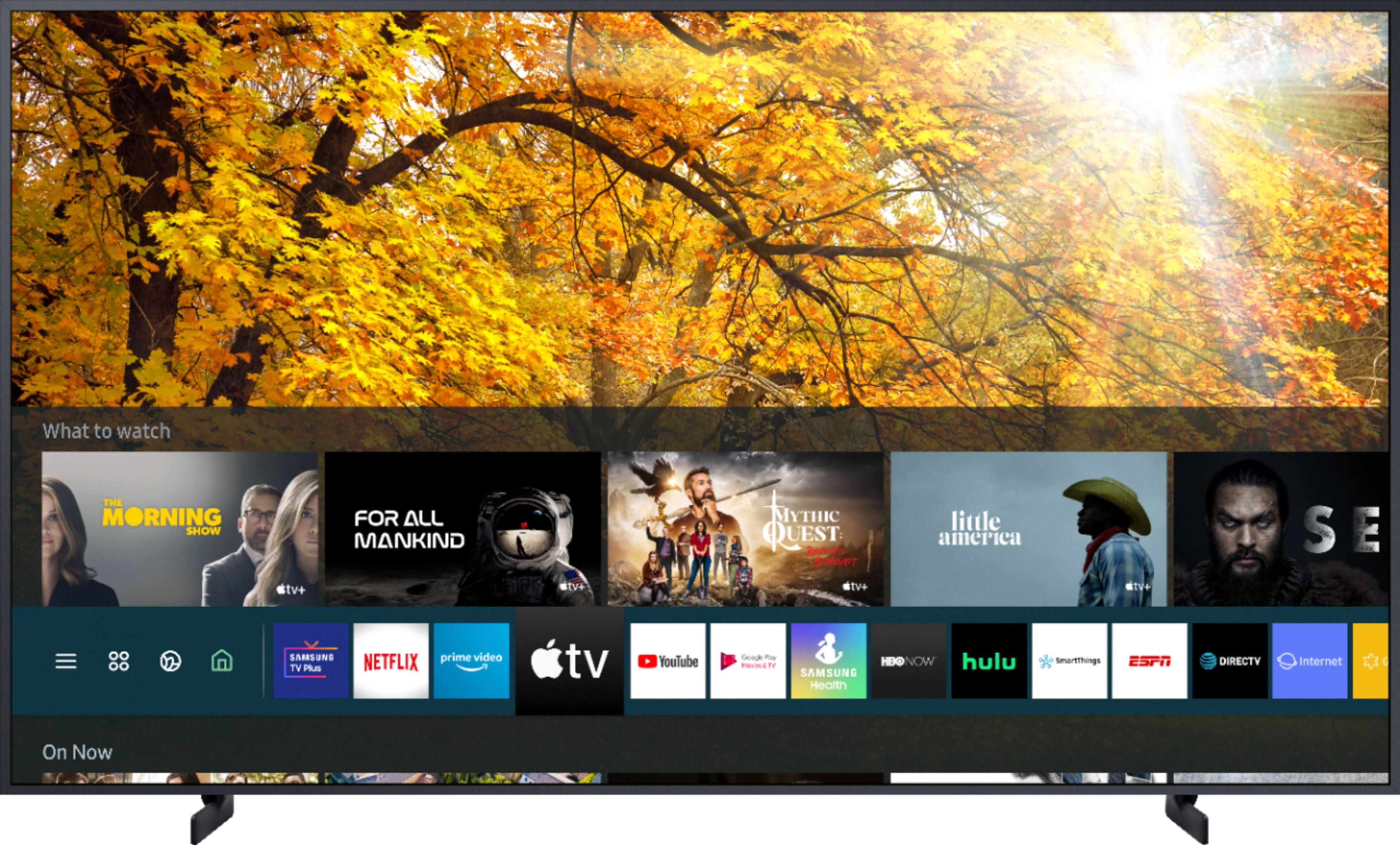 Angle. Samsung - 65" Class The Frame Series LED 4K UHD Smart Tizen TV.