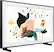 Alt View 1. Samsung - 50" Class The Frame Series LED 4K UHD Smart Tizen TV - Charcoal Black.