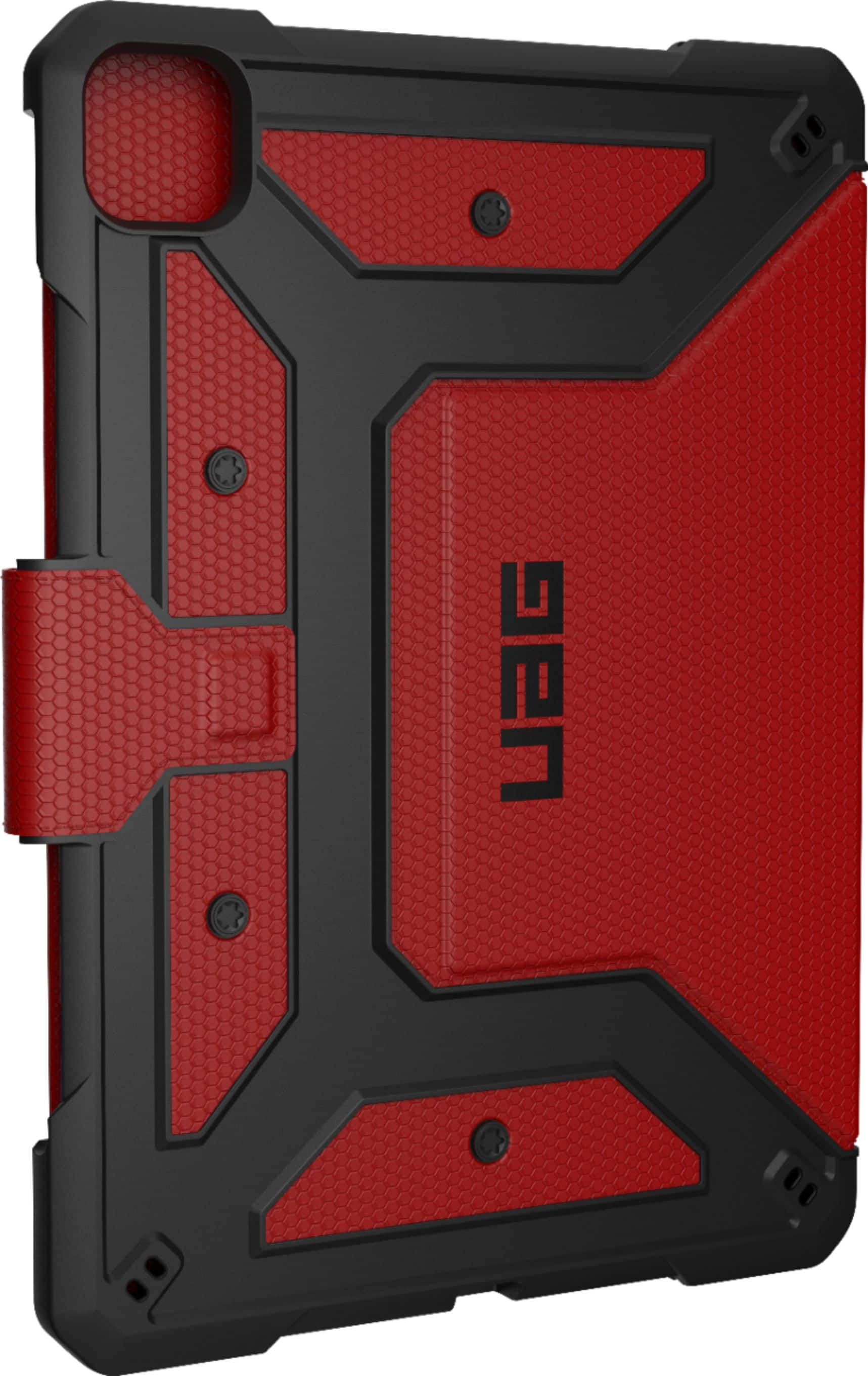 Angle View: UAG - Metropolis Folio Case for Apple® iPad® Pro 12.9" (4th Generation 2020) - Magma