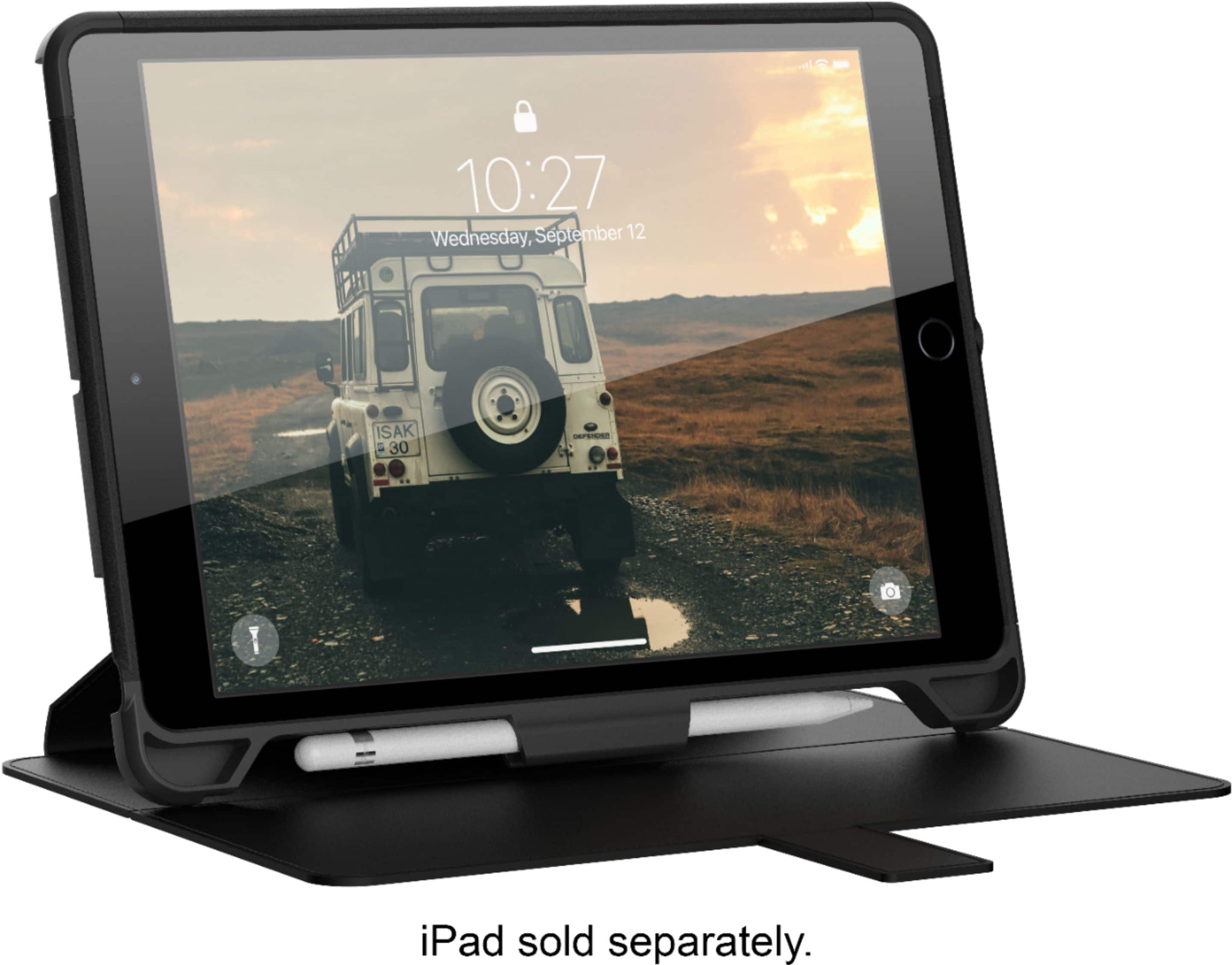 Alt View 13. UAG - Scout Folio Case for Apple® iPad® 10.2-Inch (9th/8th/7th Generations) - Black.