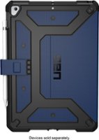 UAG - Metropolis Folio Case for Apple® iPad® 10.2" (7th Generation 2019) - Cobalt - Front_Zoom