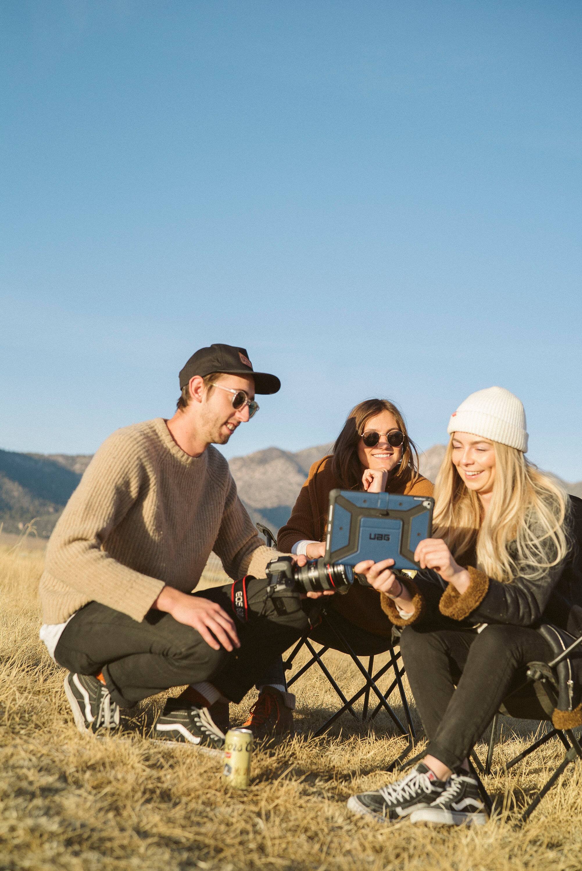 Alt View 16. UAG - Metropolis Folio Case for Apple® iPad® 10.2" (7th Generation 2019) - Cobalt.