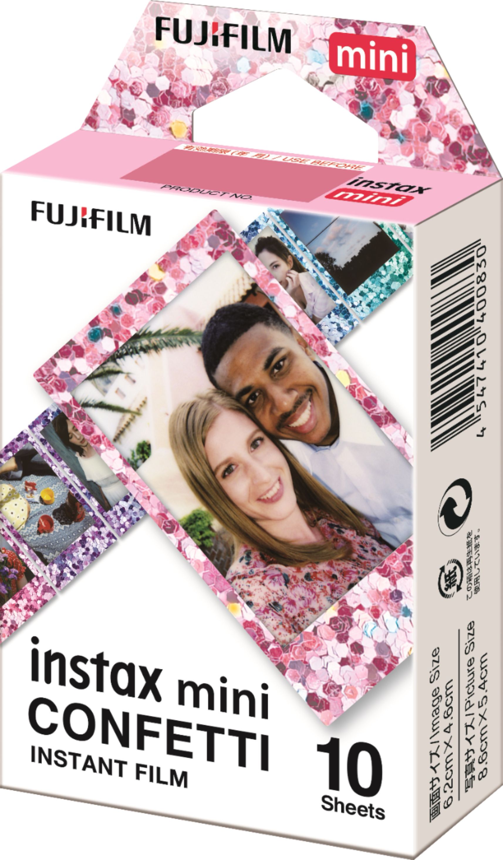 Left View: Fujifilm - INSTAX MINI Confetti Instant Film