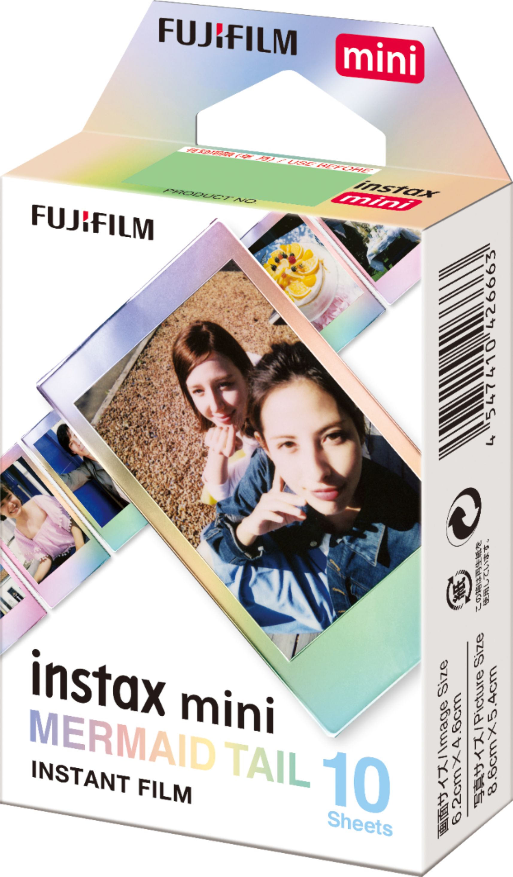 10 Exposures Fujifilm Instax Mini Film Confetti 