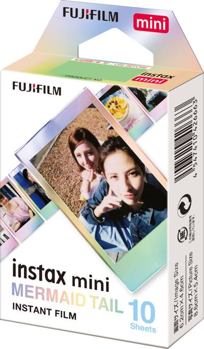 Fujifilm instax mini Mermaid Tail Instant Film (10 Sheets Fujifilm instax mini Mermaid Tail Instant Film (10 Sheets