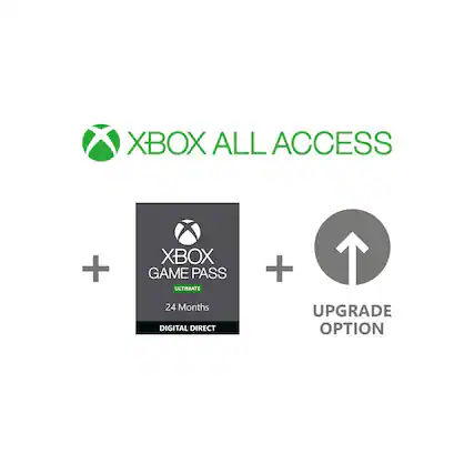 Front. Microsoft - 24mo Xbox Game Pass Ultimate membership - Xbox All Access.