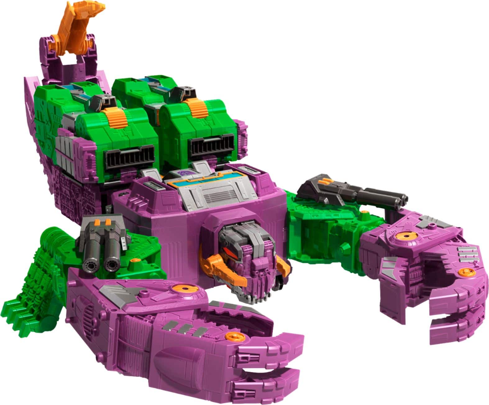 Angle. Transformers - Generations War for Cybertron: Earthrise Titan WFC-E25 Scorponok Action Figure.