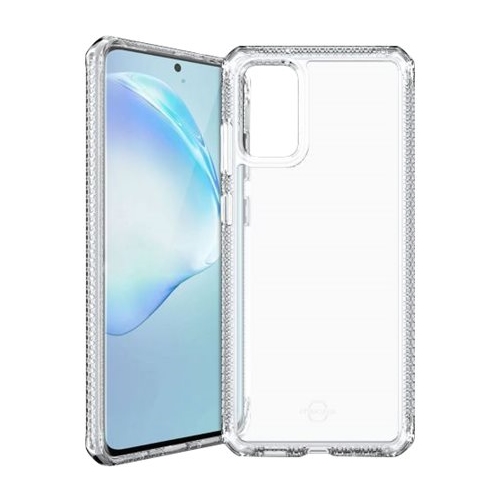 Angle View: Itskins - Hybrid Clear Case for Samsung Galaxy S20+ and S20+ 5G - Transparent