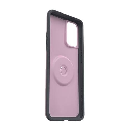 Left. OtterBox - Otter + Pop Symmetry Series Case for Samsung Galaxy S20+ and S20+ 5G - Mauveolous.