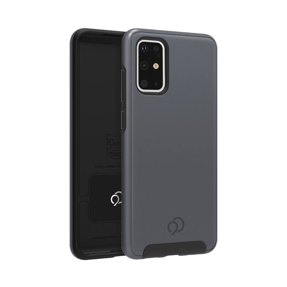 Angle. Nimbus9 - CIRRUS 2 Case for Samsung Galaxy S20 and S20 5G - Gunmetal Gray.