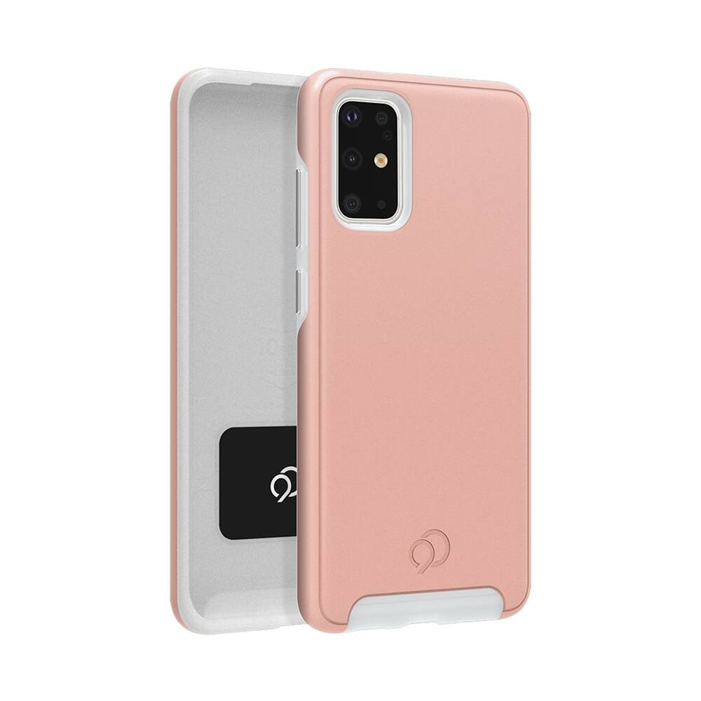 Angle View: Nimbus9 - CIRRUS 2 Case for Samsung Galaxy S20+ and S20+ 5G - Clear Rose