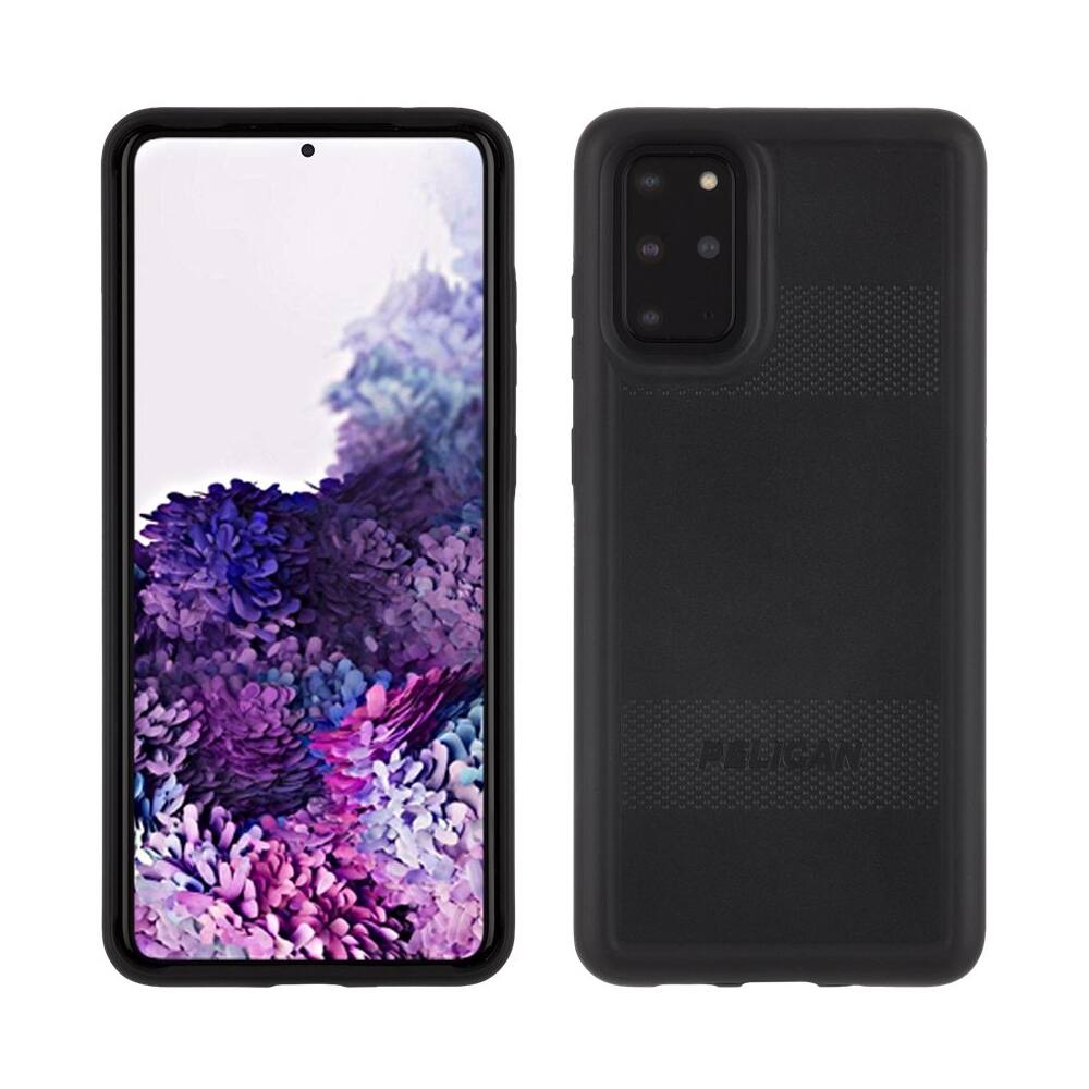 Angle. Pelican - Protector for Samsung Galaxy S20+ and S20+ 5G - Black.