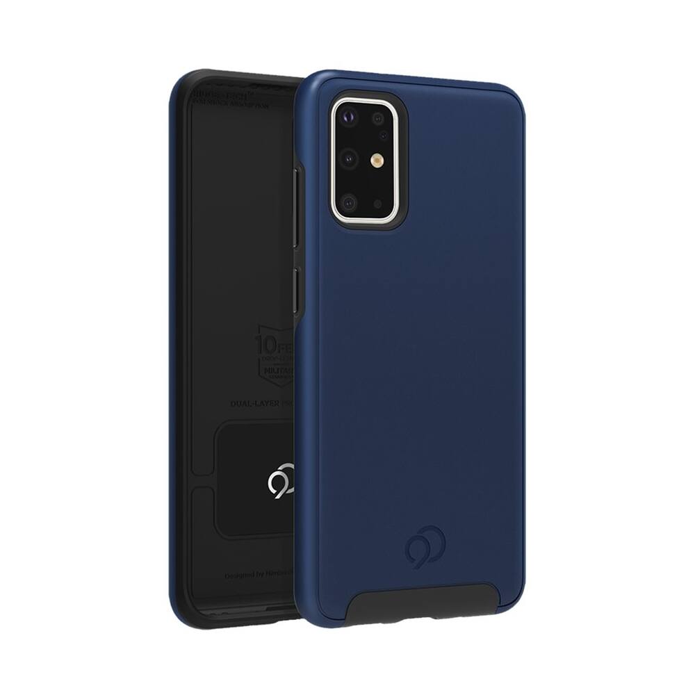 Angle. Nimbus9 - CIRRUS 2 Case for Samsung Galaxy S20 and S20 5G - Midnight Blue.
