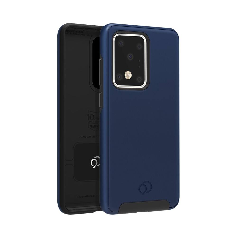 Angle. Nimbus9 - CIRRUS 2 Case for Samsung Galaxy S20 Ultra 5G - Midnight Blue.
