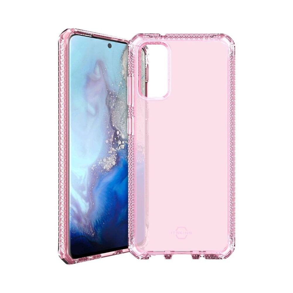 Best Buy: Itskins Spectrum Clear Case for Samsung Galaxy S20 Light Pink ...